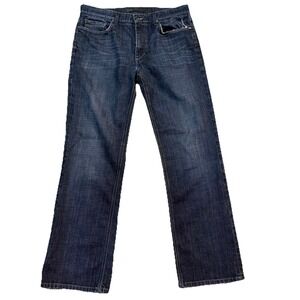 Joe's Jeans Blue Classic Fit Rebel Mens 36x33‎ Dark Wash Denim Pants Straight